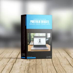 Video Editor Portfolio Website - Sales Page Template